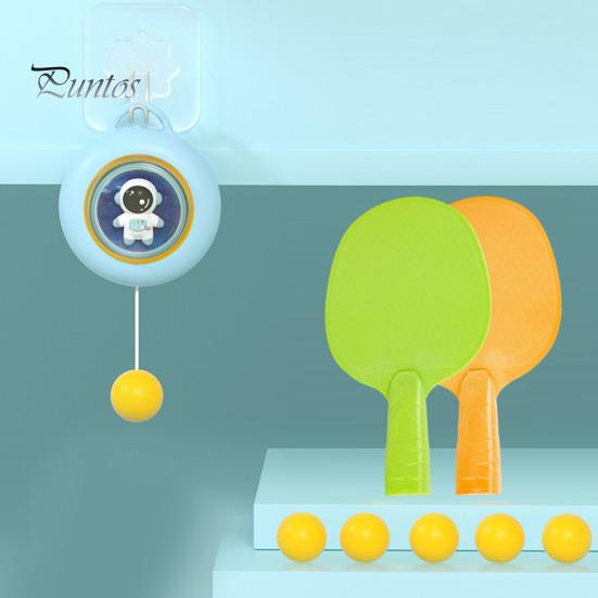 Hängendes Tischtennis-Trainer-Set, Tür-Ping-Pong-Spiel-Trainer, Indoor-Tischtennis-Trainingsgerät für Kinder mit Schläger und Bällen für Kinder