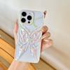 ins electroplated hollow butterfly mobile phone case is suitable for Apple 16 three-dimensional heat dissipation color plating case iphone13