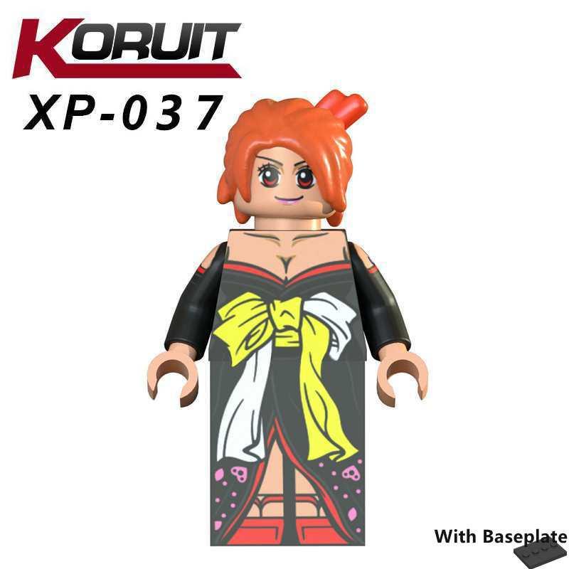 Minifigures Anime Film and Television Series One Piece King Luffy Solonna Beauty Robin Building Blocks Toys for Kids