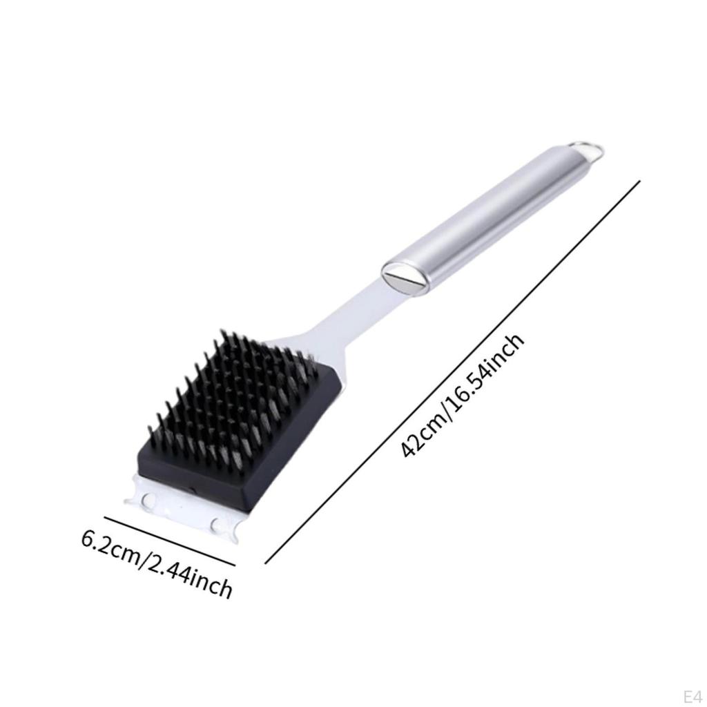 Grill Brush and Scraping Tool Comfortable Grip Wire BBQ Cleaning 35.5cmx6cm