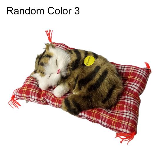 Simulation Mini Cat High Simulation Breathable Birthday Gifts Cloth Pad Plush Cats for Kids