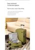 20-inch Expandable Carry-on Luggage with Side Opening and Lock - Men's Travel Set Option