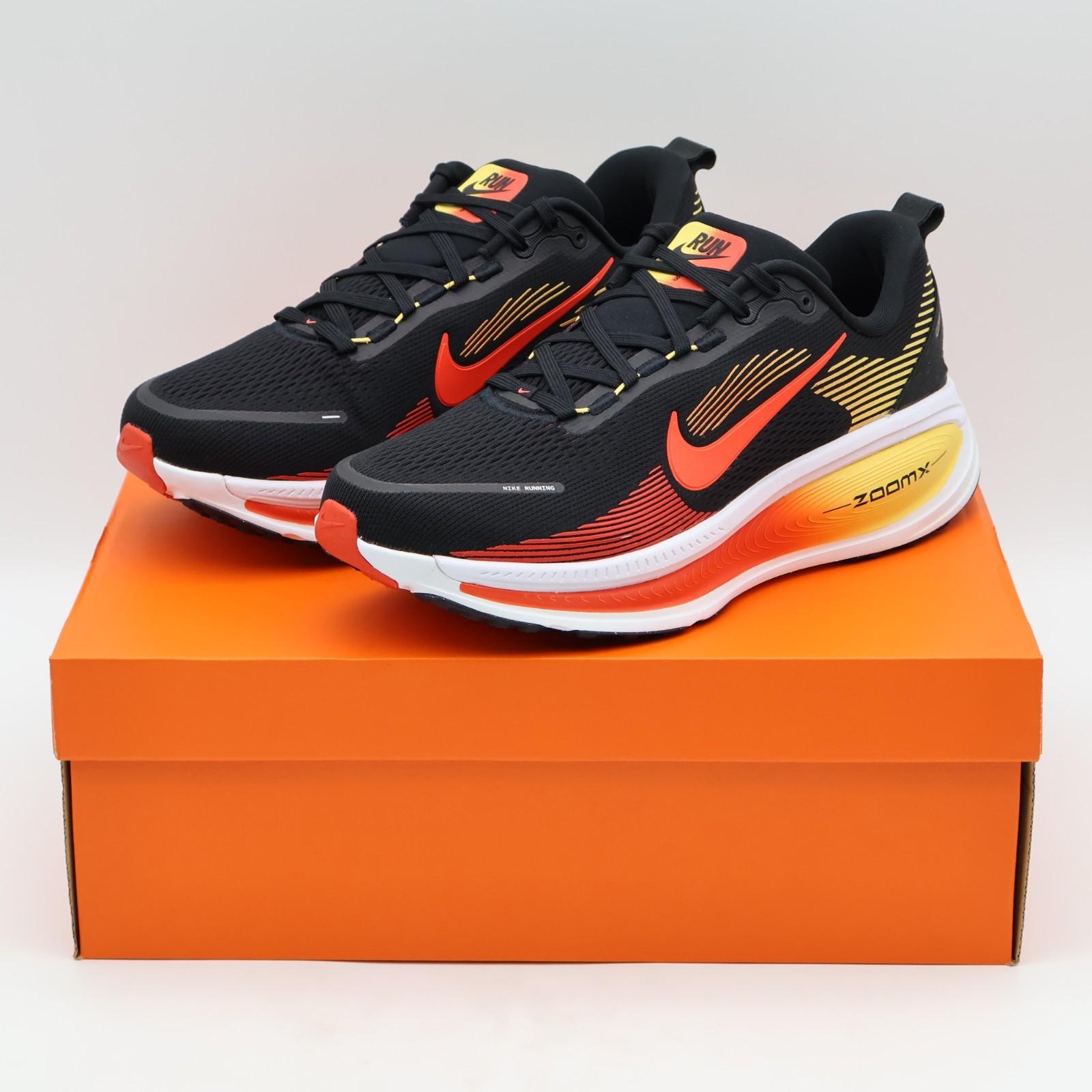 IF0514-016 Nike Vomero 18 Black Light Crimson Topaz Gold Bright Crimson (Men s) 7.5