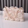 Flower Designer Clutch Bag Diamond Chain Phone Cross Bag Crystals Bling Elegant Party Handbags Luxury Top Quality Clutch Purses
