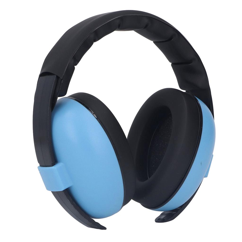 Baby Ear Protection Headphones Skin Friendly Soft Infant Noise Cancelling Earmuffs for Preventing Hearing Damage Blue