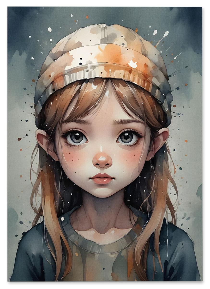 

Plakat dla dziecka portret 30x40 cm