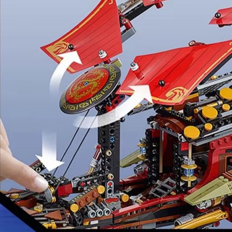 1253 Pcs "Nien" Series Building Space Ships "Jaya" and Combat Vehicles Toys. Suitable As Christmas and Birthday Gifts. 70738