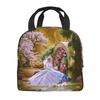 Glinda Elphaba Wicked For Good Thermal Insulated Lunch Bags for Travel Portable Food Bag Container Cooler Thermal Lunch Boxes
