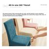 Stretchable Dining Chair Covers Set Universal Fit Thickened Spandex Slipcovers with Backrest for Home Kitchen Office