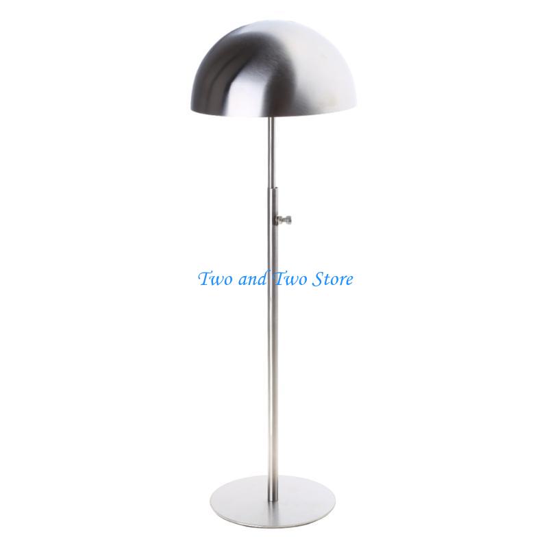 HX6F Helmet Rack Hat Holder Dome Display Rack Stainless Steel Exhibition Shelf