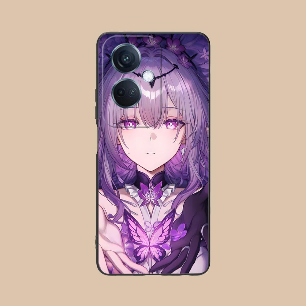 HSR Castorice Matte TPU Mobile Phone Case for OPPO Reno 14 13 12 11 10 9 8 7 6 5 F T Pro 5G Colorful Printing Cover