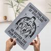 Disziplin vs. Reue Fitness-Motivation Gedrucktes Poster Individuelle Wandkunst Retro Vintage Metallblechschilder für Heim-Schreibtisch-Dekoration
