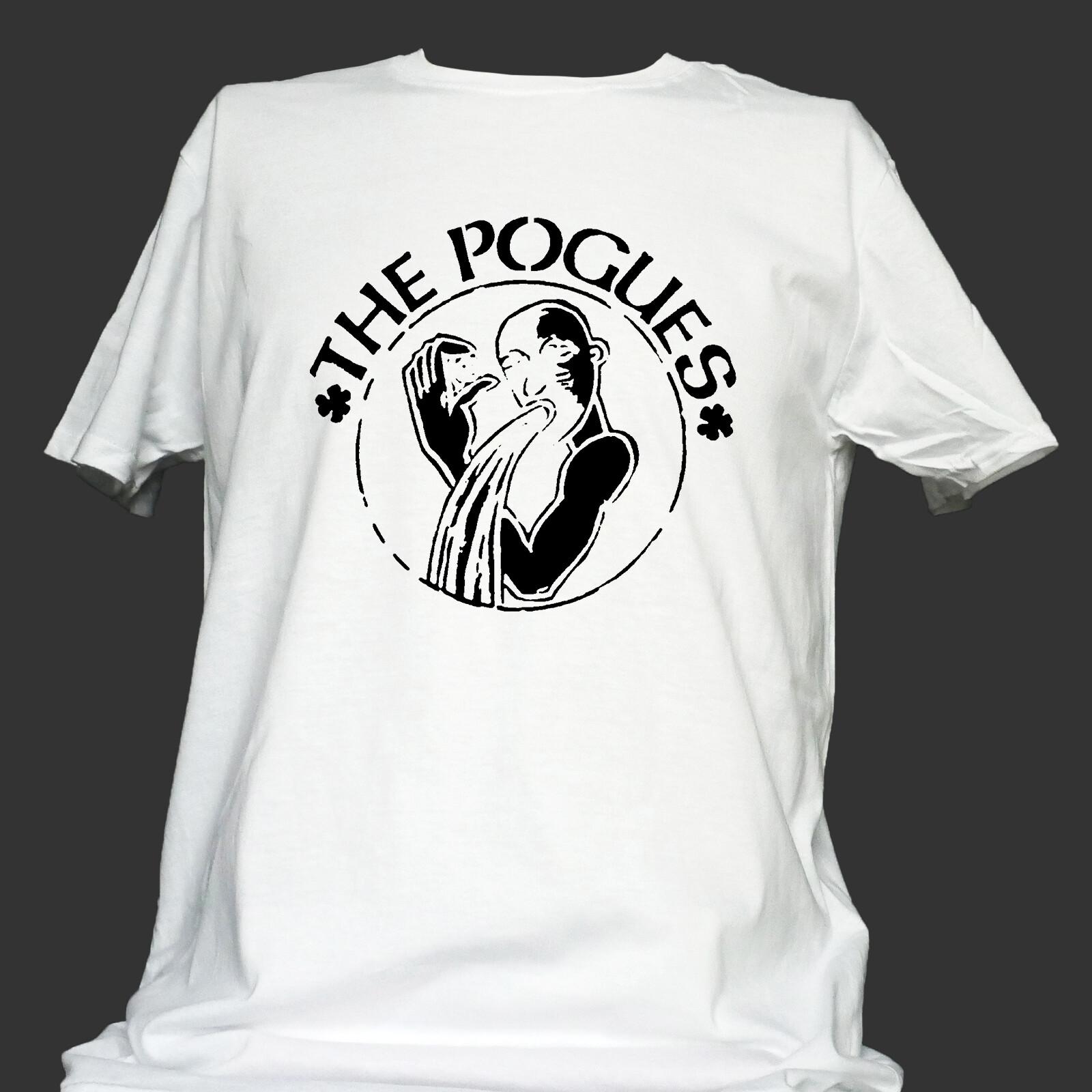 THE POGUES IRISH FOLK PUNK ROCK T-Shirt Mens Womens Tees Top unisex S-3XL 2XL