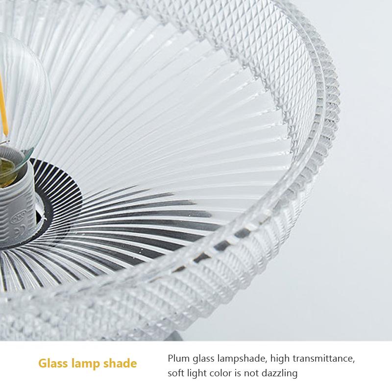 Retro Glass Ceiling Light Single Head Glass Cover Aisle Lighting Bedroom Corridor Staircase Balcony Creative Decor Lighting