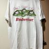 Retro 1995 Bud King of Beers Frogs Unisex Short Sleeve TShirt S5XL Unisex T-Shirt