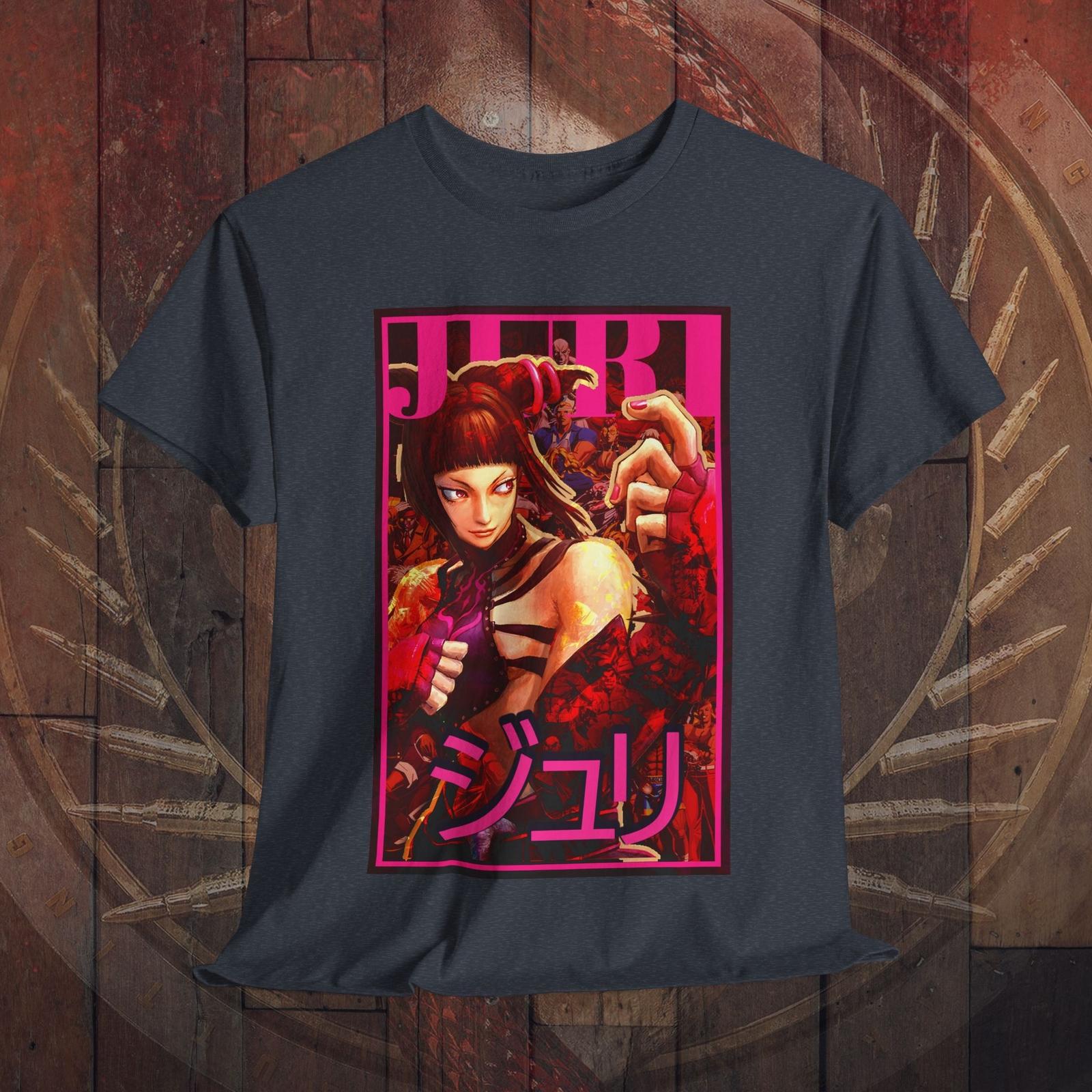 Street Fighter Juri Video Gaming Geek Gift T-Shirt Mens Womens Tees Top,Gaming Tee, Video Game Shirt M