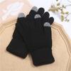 Winter Touch Screen Gloves Women Men Warm Thick Stretch Knit Full Finger Mittens