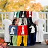 Chess Theme Printed Blanket - Perfect for Couch, Bed, Travel & Outdoor Use | Machine Washable, Cozy & Durable.