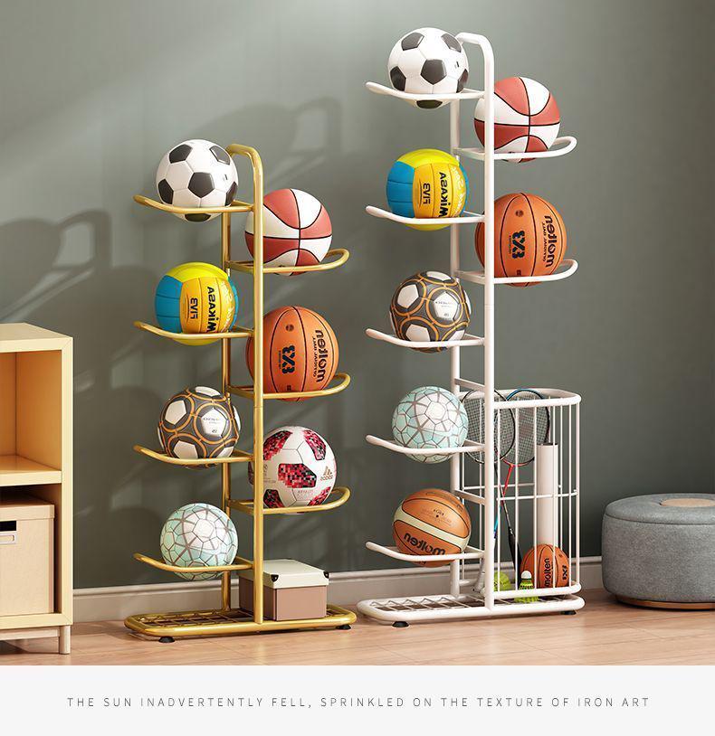 Aufbewahrungsregal für Volleyball und Basketball für Kinder