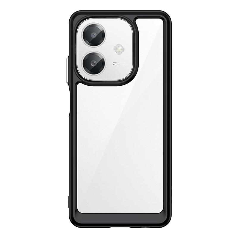 For OPPO A40 Case OPPO A40 A40m Cover TPU Border Acrylic Backplane Bumper Shield Protective Back Phone Cases OPPO A40m A40 Funda