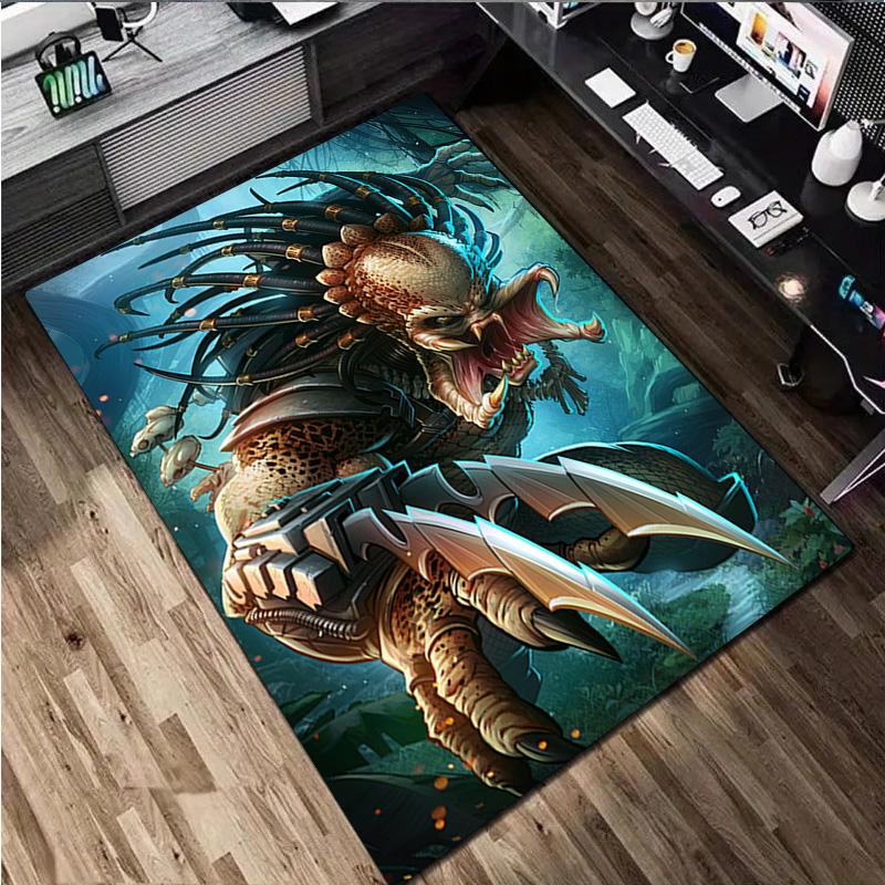 1 Stück Der Predator Druckteppich - Heimdekoration Teppich Für Wohnzimmer Schlafzimmer Bodenbelag Computerstuhl Bereichsteppich