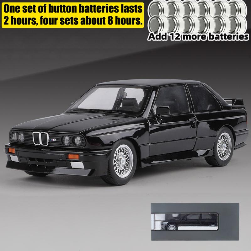 1/24 BMW M3 E30 IM Alloy Miniature Car Diecast Metal Model Collection Hobbies Birthday Present with Friend Decoration Classic Car GT