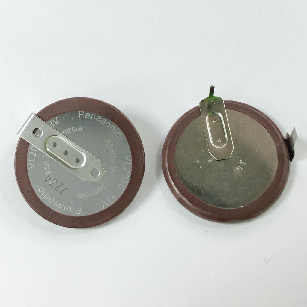 BMW Key Remote 3V Lithium Battery Panasonic VL2020 for 1, 3, 5 Series - 90 Degree Pins Available