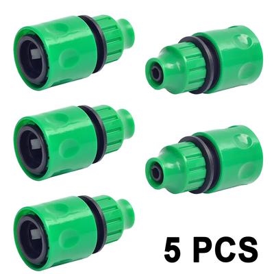 5 ks Sada rychlospojek pro zahradní hadice 3/8" - 8mm adaptéry pro mikrokapkovou závlahu pro kohoutek a zavlažovací systémy