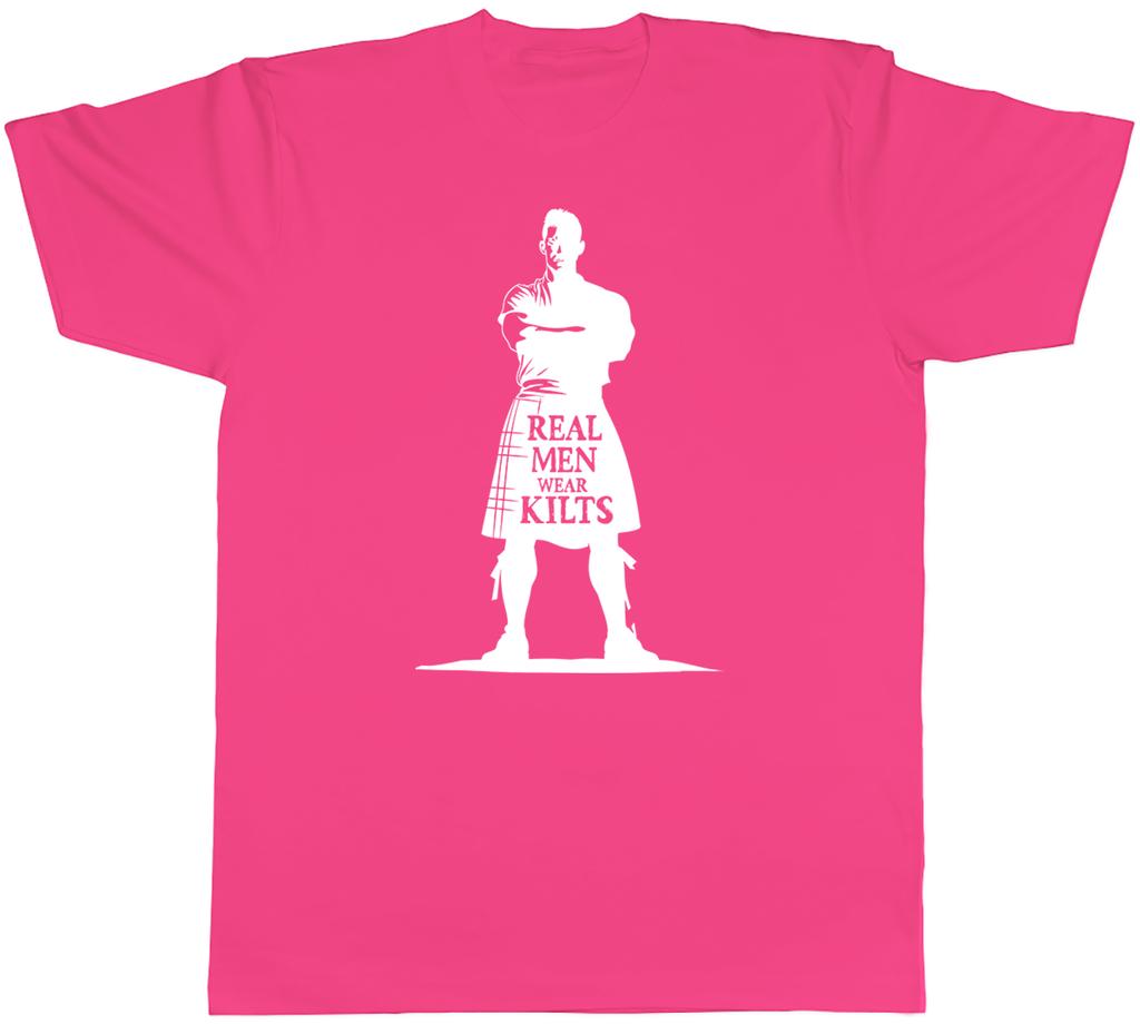 Real Unisex Wear Kilts Funny Joke Scottish Scotland Unisexs TShirt Tee Gift Top