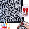 Gift for Creative Kids DIY Coloring Blanket with 24 Markers, Color Your Own Blanket, 59" X Soft Polyester Painting 45" Cozy Throw Sofa, Couch,