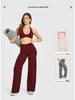 Jenny Autumn/Winter High-Waist Tummy Control Yoga Pants: Slimming Straight-Leg Fitness Wear for Outdoor & Sport Activities.