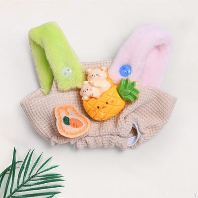 Dolls Suspender Pants Costume Accessory, Miniature Clothes Outfits for 15cm Girl Year