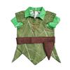 Kids' Peter Pan-Inspired Green Elf Costume for School Performances