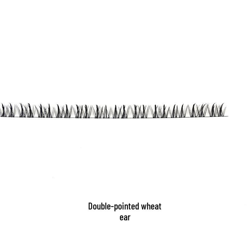 Multi-Style DIY Natural Dense Semi-Finished Pre-Curved Segmented Half-Lash Eyelashes