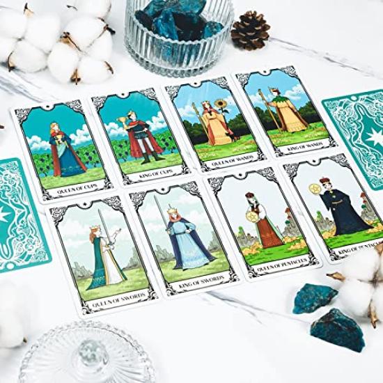 Kancharo Tarot Deck Tale Tarot with Japanese Tarot Card Instructions and Pouch Download the Japanese instruction manual via QR 94-Card (Fairy Deck)