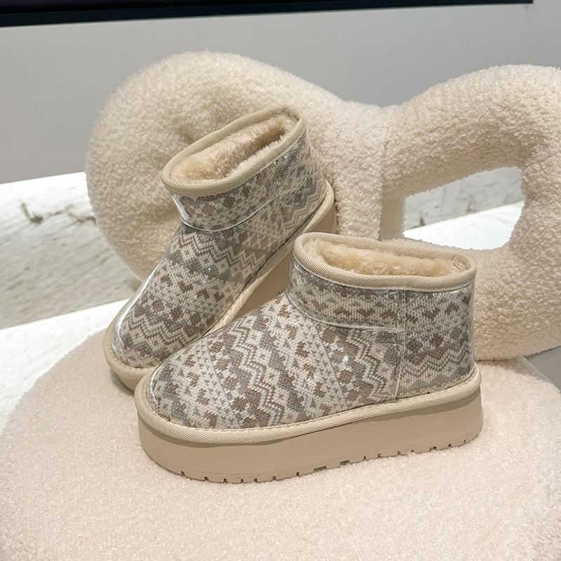 

Women s Soft Elastic Winter Warm Cold Padded Snow Boots Thick Bottom Non-slip Wear Outdoor Leisure Sports Fur Cotton Boots 40 синій
