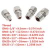 1Pcs Stainless Steel Quick Fitting 304 SS Metric ZG Pipe Fitting Tube Connector  for Oil Water Gas