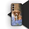Golden Retriever Dog Phone Cover Soft Case for Samsung Galaxy S25 S24 S23 FE Ultra Plus S7 Edge S25+ S23+ A56 5G Casing