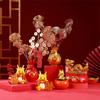 Resin Desktop Decor Delicate New Year Dragon Figurine for Living Room Office Hotel
