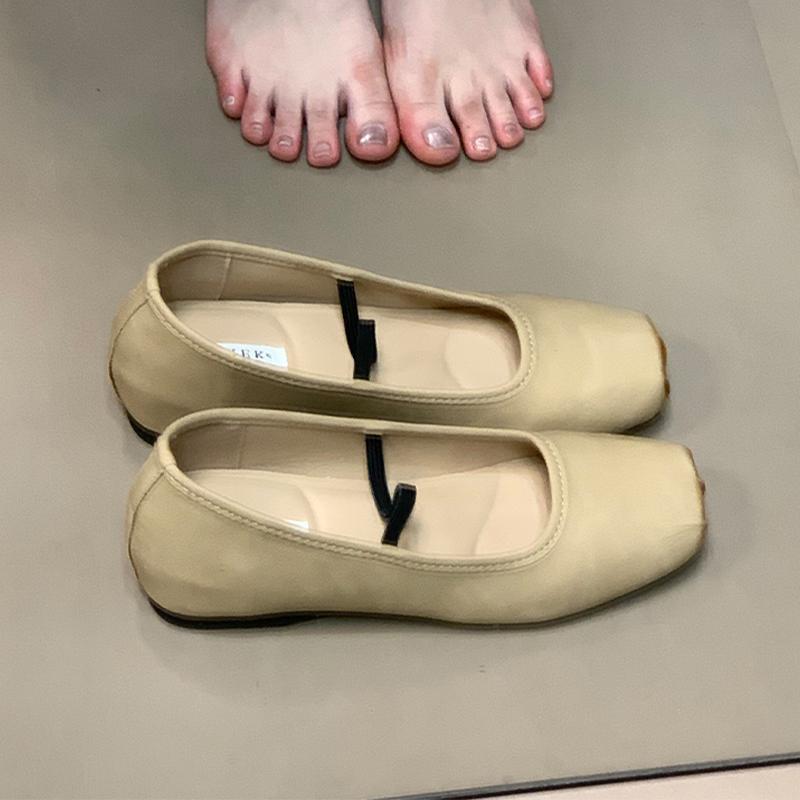 Women Ballet Dance Flats Shoes Shallow Dress Soft Loafers Shoes Fashion Autumn 2025 New Designer Mary Jance Zapatos De Mujer