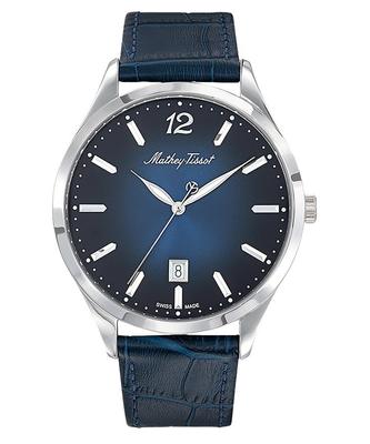 Urban Leather Blue Dial Quartz H411ABU Men's Watch