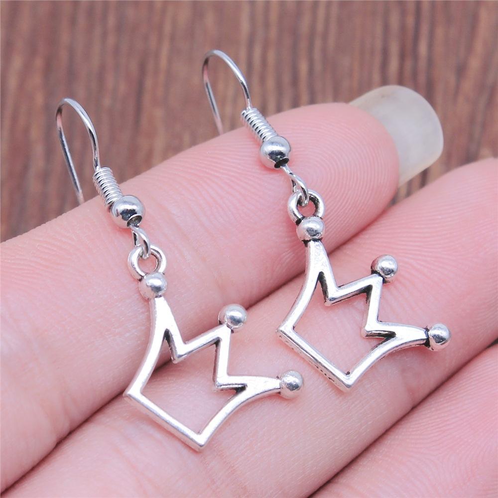 40 Styles Hotsale Women Earring Vintage Airplane Rocket Question Mark Tower Pin Scissors DNA Simple Cool Jewelry Handmade Gift