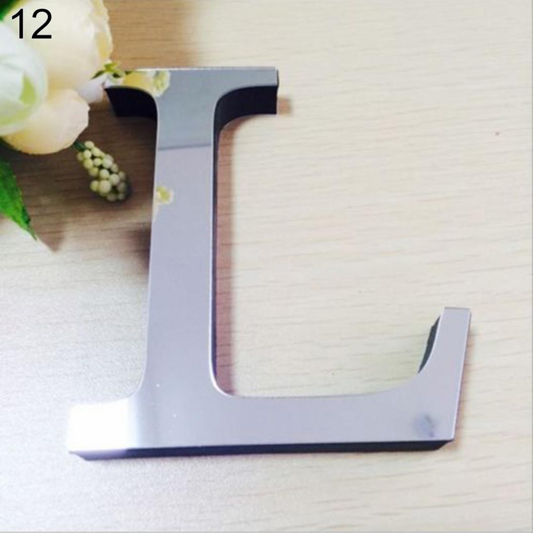 

26 английских букв DIY 3D наклейка художественная роспись стены наклейки домашний декор L