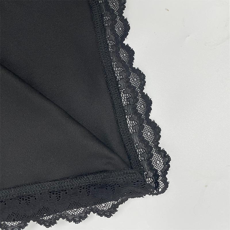 2026 Fashion V-neck Lace Summer Suspender Short Dress Bodycon Sleeveless Party Club Short Dress Halter Neck Women's Backless Sexy Slim Mesh Miniskirt
