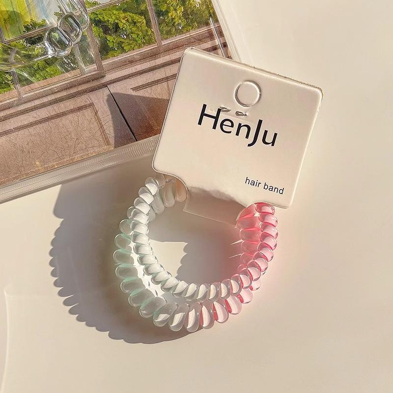 Modische bunte Haargummis - Hochelastische und strapazierfähige Bänder für Damen-Pferdeschwänze