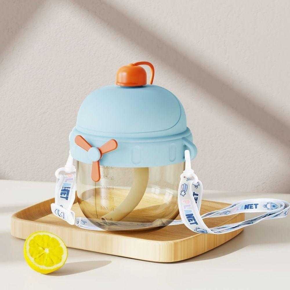 

300ml Baby Feeding Bottle Drop Resistant Toddler Milk Cup Portable Baby Drinking Cup Outdoor синій
