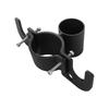 7 Way Towing Chain Holder Aluminum Alloy Rust-proof Trailer Towing Organizer Waterproof Inverted Plug Design Trailer Chain Rack
