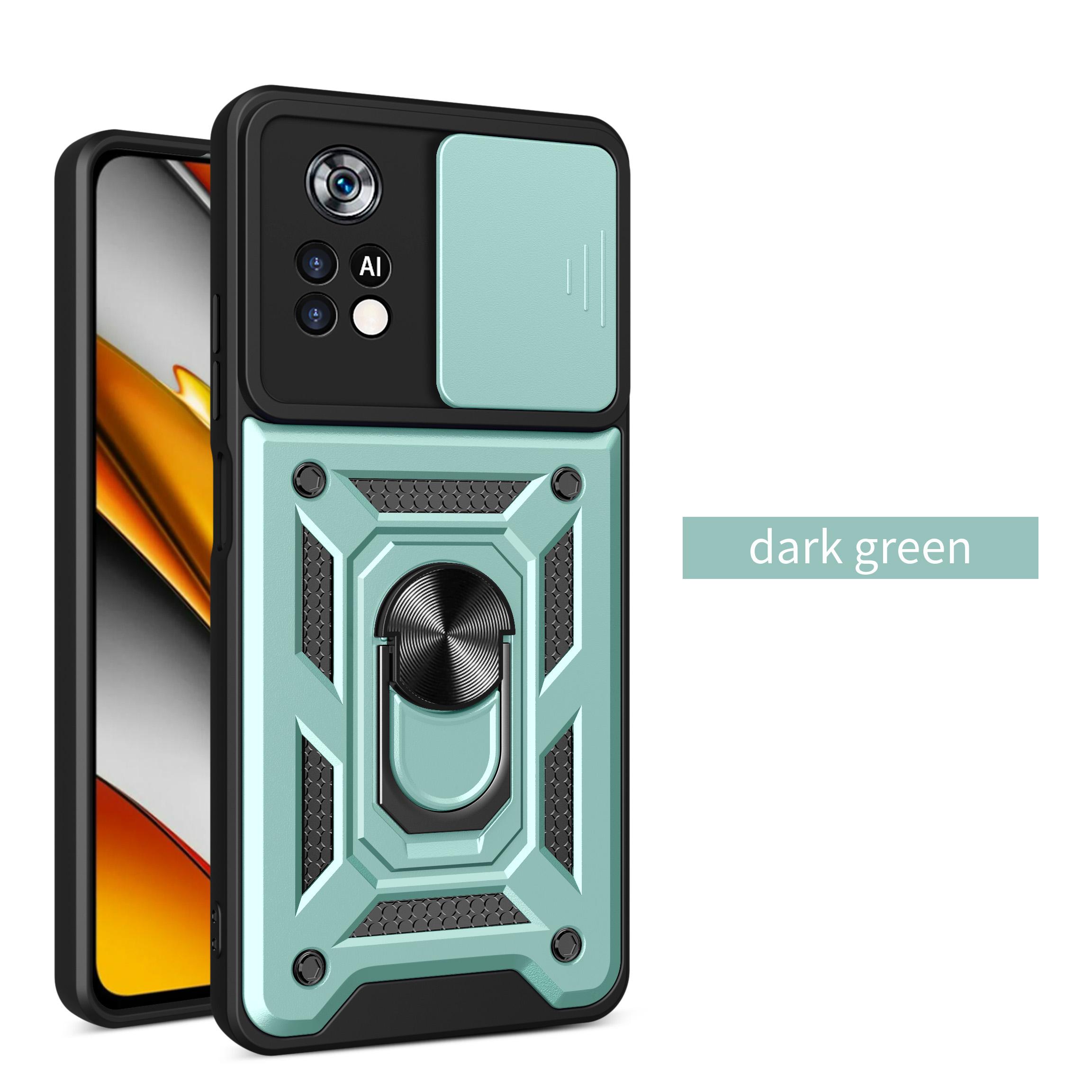 

For Xiaomi Poco X4 Pro Case Poco X4 Pro 5G Cover Magnetic Ring Holder Armor Phone Case Slide Camera Protect Back Cover Poco X4 Pro 5G