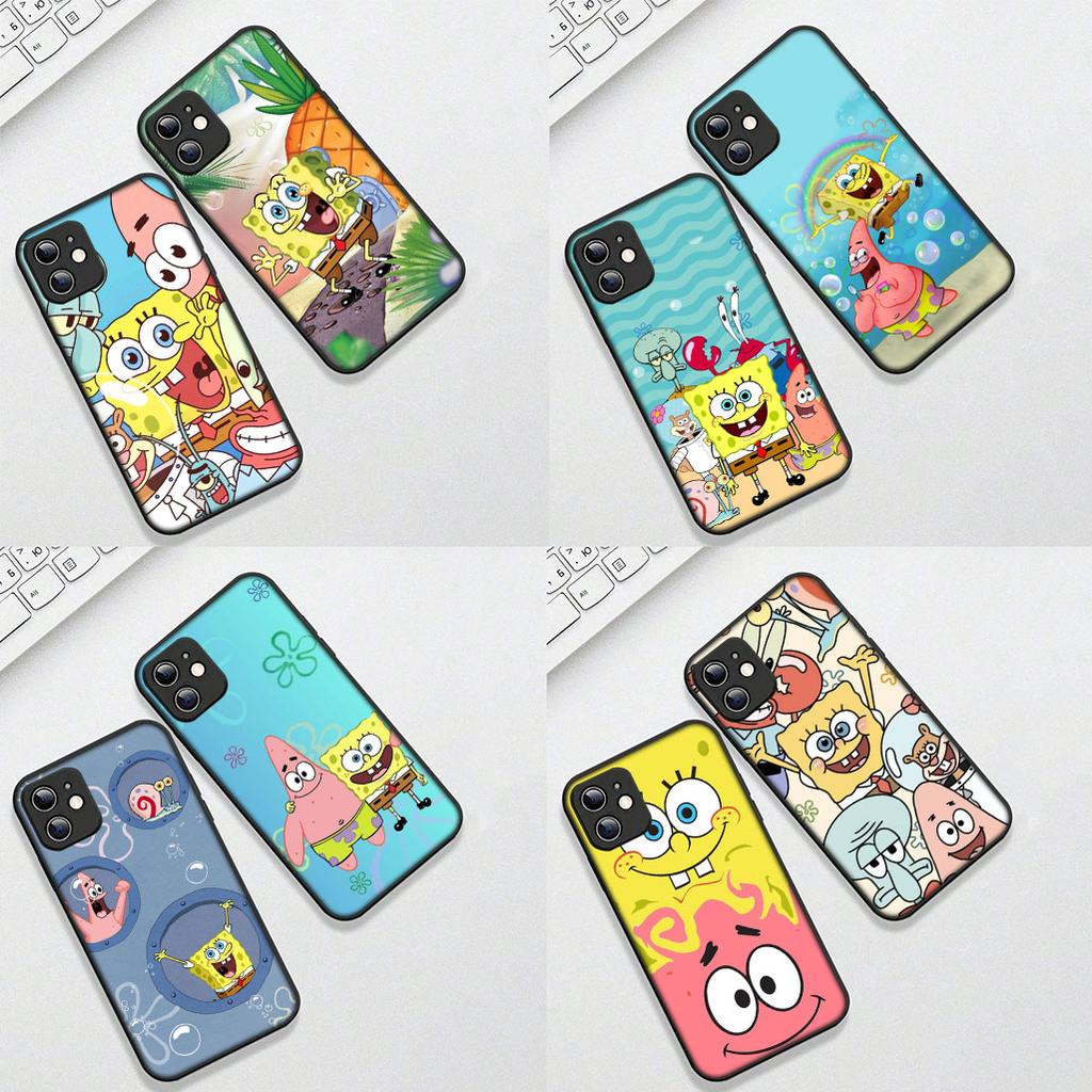 Cover for Huawei P30 P20 Mate 20 Pro Lite Y7 Y6P Y7A 2019 Nova 5T 3I Casing Phone Case S-SquarePants-Lovely S-SpongeBobs-Anime