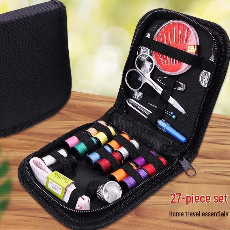 Cross-Border Sewing Kit: Needle, Thread, and Handmade Repair Set with DIY Crochet Bag
